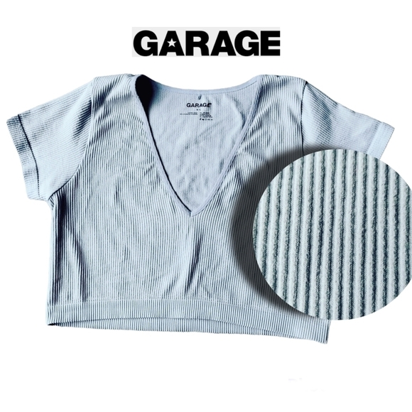 Garage Ribbed crop L - Picture 1 of 4